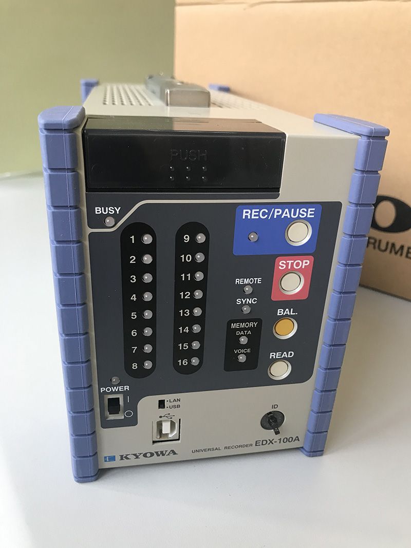 江蘇航運(yùn)職業(yè)技術(shù)學(xué)院 共和KYOWA EDX-100A動態(tài)應(yīng)變采集儀交貨